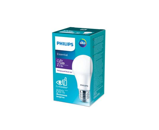 Лампочка Philips ESS LEDBulb 9W 950lm E27 840 1CT/12 RCA (929002299387), изображение 2 Лампочка Philips ESS LEDBulb 9W 950lm E27 840 1CT/12 RCA (929002299387), изображение 2