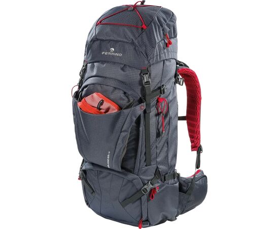 Рюкзак туристичний Ferrino Overland 65+10L Dark Grey (75671HCC) (926459), зображення 4 Рюкзак туристичний Ferrino Overland 65+10L Dark Grey (75671HCC) (926459), зображення 4