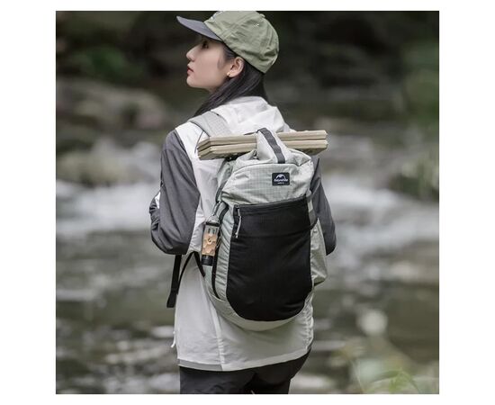 Рюкзак туристический Naturehike NH20BB206 20 л графіт в клітинку (6927595772751), изображение 5 Рюкзак туристический Naturehike NH20BB206 20 л графіт в клітинку (6927595772751), изображение 5