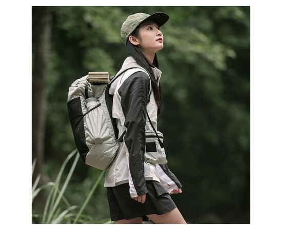 Рюкзак туристический Naturehike NH20BB206 20 л графіт в клітинку (6927595772751), изображение 6 Рюкзак туристический Naturehike NH20BB206 20 л графіт в клітинку (6927595772751), изображение 6