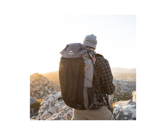 Рюкзак туристический Naturehike Rock NH19BP095 60+5 л графіт в клітинку (6927595761649), изображение 6 Рюкзак туристический Naturehike Rock NH19BP095 60+5 л графіт в клітинку (6927595761649), изображение 6