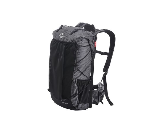Рюкзак туристический Naturehike Rock NH19BP095 60+5 л графіт в клітинку (6927595761649)