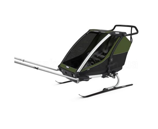 Коляска Thule Chariot Cab Double (Cypress Green) (TH 10204021), изображение 12 Коляска Thule Chariot Cab Double (Cypress Green) (TH 10204021), изображение 12