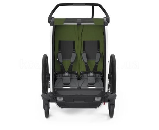 Коляска Thule Chariot Cab Double (Cypress Green) (TH 10204021), изображение 2 Коляска Thule Chariot Cab Double (Cypress Green) (TH 10204021), изображение 2