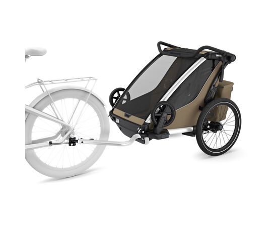 Коляска Thule Chariot Cross 2 Double (Faded Khaki) (TH 10201037), изображение 2 Коляска Thule Chariot Cross 2 Double (Faded Khaki) (TH 10201037), изображение 2