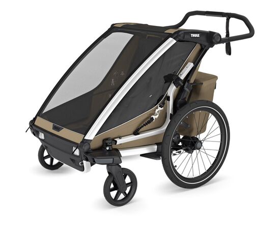 Коляска Thule Chariot Cross 2 Double (Faded Khaki) (TH 10201037), изображение 3 Коляска Thule Chariot Cross 2 Double (Faded Khaki) (TH 10201037), изображение 3