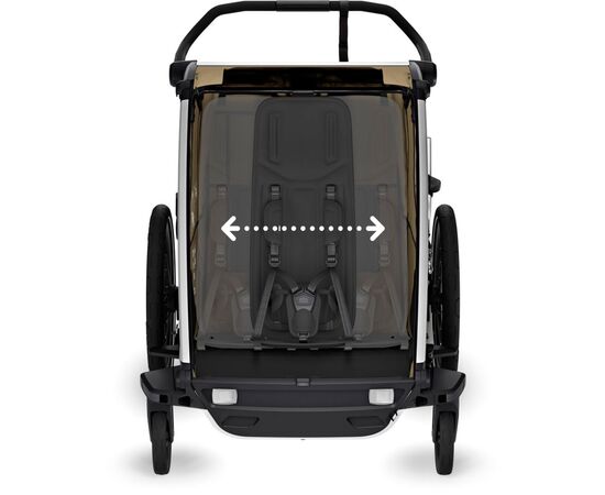 Коляска Thule Chariot Cross 2 Double (Faded Khaki) (TH 10201037), изображение 9 Коляска Thule Chariot Cross 2 Double (Faded Khaki) (TH 10201037), изображение 9