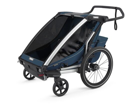 Коляска Thule Chariot Cross Double (Majolica Blue) (TH 10202023), зображення 3 Коляска Thule Chariot Cross Double (Majolica Blue) (TH 10202023), зображення 3