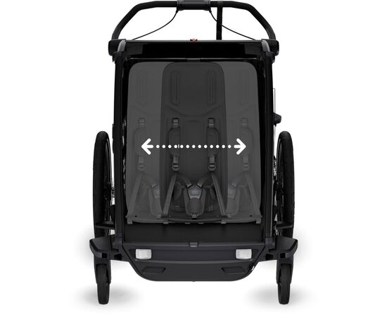 Коляска Thule Chariot Sport 2 Double (Black) (TH 10201031), изображение 9 Коляска Thule Chariot Sport 2 Double (Black) (TH 10201031), изображение 9
