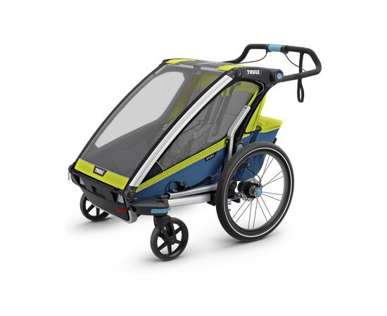 Коляска Thule Chariot Sport Double (Chartreuse-Mykonos) (TH 10201004), изображение 3 Коляска Thule Chariot Sport Double (Chartreuse-Mykonos) (TH 10201004), изображение 3