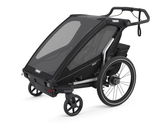 Коляска Thule Chariot Sport Double (Midnight Black) (TH 10201023), зображення 3 Коляска Thule Chariot Sport Double (Midnight Black) (TH 10201023), зображення 3