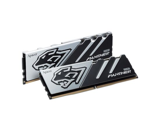 Модуль памяти для компьютера DDR5 32GB (2x16GB) 5200 MHz Panther Apacer (AH5U32G52C5227BAA-2), изображение 2 Модуль памяти для компьютера DDR5 32GB (2x16GB) 5200 MHz Panther Apacer (AH5U32G52C5227BAA-2), изображение 2