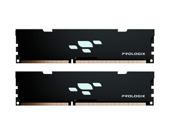 Модуль памяти для компьютера DDR5 32GB (2x16GB) 5200 MHz Black Prologix (PRO32GB5200B5K)