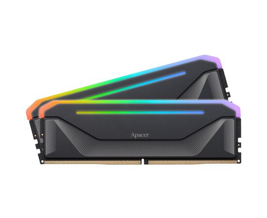 Модуль пам'яті для комп'ютера DDR5 32GB (2x16GB) 5600 MHz NOX RGB Black Apacer (AH5U32G56C522NBAA-2), зображення 3 Модуль пам'яті для комп'ютера DDR5 32GB (2x16GB) 5600 MHz NOX RGB Black Apacer (AH5U32G56C522NBAA-2), зображення 3