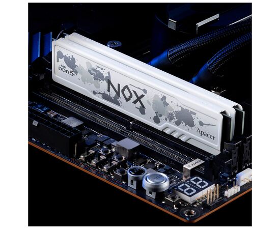 Модуль пам'яті для комп'ютера DDR5 32GB (2x16GB) 5600 MHz NOX White Apacer (AH5U32G56C522MWAA-2), зображення 2 Модуль пам'яті для комп'ютера DDR5 32GB (2x16GB) 5600 MHz NOX White Apacer (AH5U32G56C522MWAA-2), зображення 2