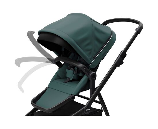 Коляска Thule Sleek (Mallard Green on Black) (TH 11000027), изображение 7 Коляска Thule Sleek (Mallard Green on Black) (TH 11000027), изображение 7