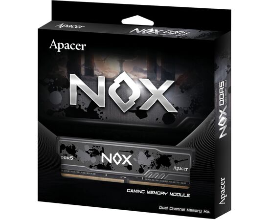 Модуль памяти для компьютера DDR5 32GB (2x16GB) 6000 MHz NOX Apacer (AH5U32G60C622MBAA-2), изображение 4 Модуль памяти для компьютера DDR5 32GB (2x16GB) 6000 MHz NOX Apacer (AH5U32G60C622MBAA-2), изображение 4