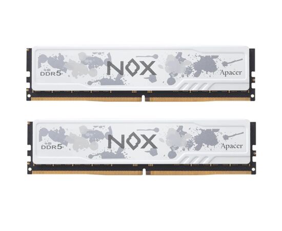 Модуль памяти для компьютера DDR5 32GB (2x16GB) 6000 MHz NOX White Apacer (AH5U32G60C622MWAA-2)