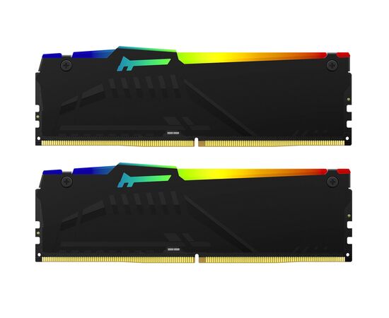 Модуль памяти для компьютера DDR5 32GB (2x16GB) 6000 MHz Beast RGB Kingston Fury (ex.HyperX) (KF560C36BBE2AK2-32), изображение 5 Модуль памяти для компьютера DDR5 32GB (2x16GB) 6000 MHz Beast RGB Kingston Fury (ex.HyperX) (KF560C36BBE2AK2-32), изображение 5