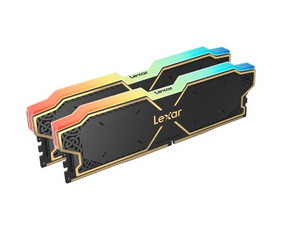 Модуль памяти для компьютера DDR5 32GB (2x16GB) 6000 MHz Thor RGB Lexar (LD5U16G60C38BG-RGD), изображение 2 Модуль памяти для компьютера DDR5 32GB (2x16GB) 6000 MHz Thor RGB Lexar (LD5U16G60C38BG-RGD), изображение 2