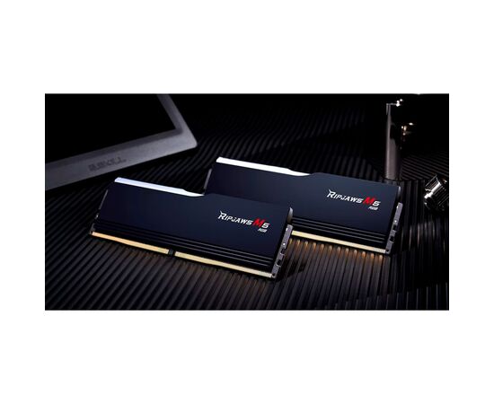 Модуль памяти для компьютера DDR5 32GB (2x16GB) 6000 MHz Ripjaws M5 RGB Matte Black G.Skill (F5-6000J3238F16GX2-RM5RK), изображение 4 Модуль памяти для компьютера DDR5 32GB (2x16GB) 6000 MHz Ripjaws M5 RGB Matte Black G.Skill (F5-6000J3238F16GX2-RM5RK), изображение 4