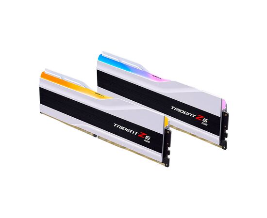 Модуль памяти для компьютера DDR5 32GB (2x16GB) 7200 MHz Trident Z5 RGB Matte White G.Skill (F5-7200J3445G16GX2-TZ5RW), изображение 3 Модуль памяти для компьютера DDR5 32GB (2x16GB) 7200 MHz Trident Z5 RGB Matte White G.Skill (F5-7200J3445G16GX2-TZ5RW), изображение 3