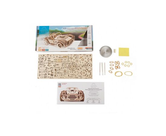 Конструктор Ugears Дрифт Кобра Гоночный автомобиль (70161), изображение 11 Конструктор Ugears Дрифт Кобра Гоночный автомобиль (70161), изображение 11