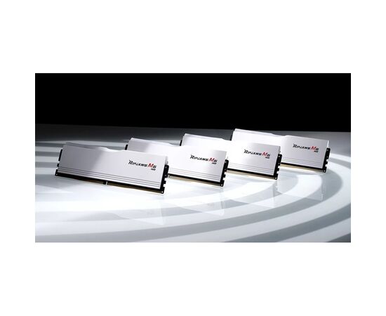 Модуль памяти для компьютера DDR5 64GB (2x32GB) 6400 MHz Ripjaws M5 RGB Matte White G.Skill (F5-6400J3239G32GX2-RM5RW), изображение 4 Модуль памяти для компьютера DDR5 64GB (2x32GB) 6400 MHz Ripjaws M5 RGB Matte White G.Skill (F5-6400J3239G32GX2-RM5RW), изображение 4