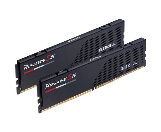 Модуль памяти для компьютера DDR5 96GB (2x48GB) 5600 MHz Ripjaws S5 Matte Black G.Skill (F5-5600J4040D48GX2-RS5K), изображение 2 Модуль памяти для компьютера DDR5 96GB (2x48GB) 5600 MHz Ripjaws S5 Matte Black G.Skill (F5-5600J4040D48GX2-RS5K), изображение 2