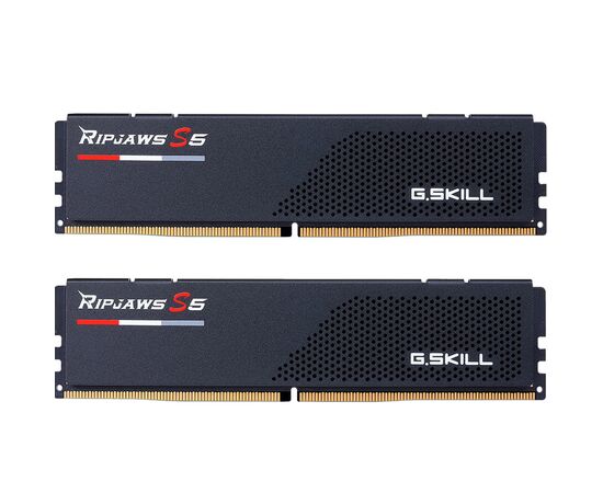 Модуль пам'яті для комп'ютера DDR5 96GB (2x48GB) 5600 MHz Ripjaws S5 Matte Black G.Skill (F5-5600J4040D48GX2-RS5K)