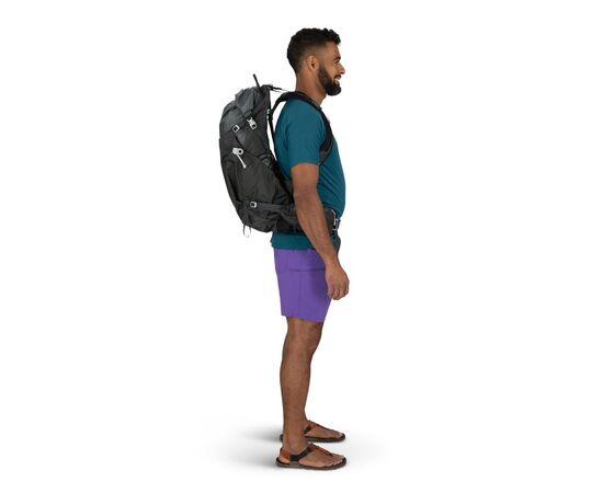 Рюкзак туристический Osprey Downburst 26 Men's dark charcoal grey O/S (009.3557), изображение 7 Рюкзак туристический Osprey Downburst 26 Men's dark charcoal grey O/S (009.3557), изображение 7