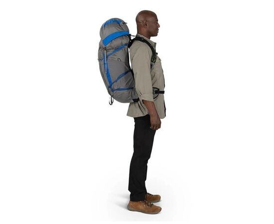 Рюкзак туристический Osprey Exos Pro 55 dale grey/agam blue L/XL (009.3299), изображение 7 Рюкзак туристический Osprey Exos Pro 55 dale grey/agam blue L/XL (009.3299), изображение 7