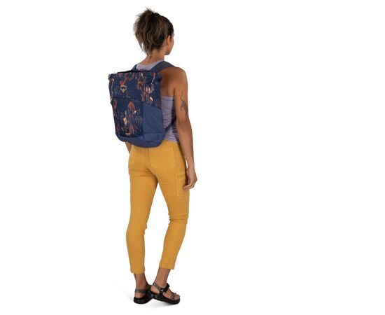 Рюкзак туристический Osprey Daylite Tote Pack wild blossom print/alkaline - O/S - синій (009.3624), изображение 12 Рюкзак туристический Osprey Daylite Tote Pack wild blossom print/alkaline - O/S - синій (009.3624), изображение 12