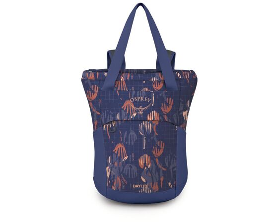 Рюкзак туристический Osprey Daylite Tote Pack wild blossom print/alkaline - O/S - синій (009.3624), изображение 3 Рюкзак туристический Osprey Daylite Tote Pack wild blossom print/alkaline - O/S - синій (009.3624), изображение 3