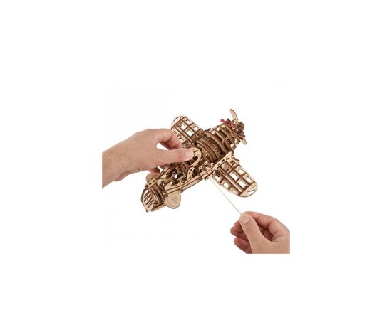 Конструктор Ugears механический 3D Самолет Бешеный Шершень (70183), изображение 4 Конструктор Ugears механический 3D Самолет Бешеный Шершень (70183), изображение 4