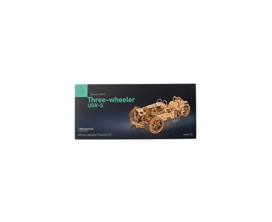 Конструктор Ugears механический 3D Трицикл UGR-S (70216), изображение 4 Конструктор Ugears механический 3D Трицикл UGR-S (70216), изображение 4