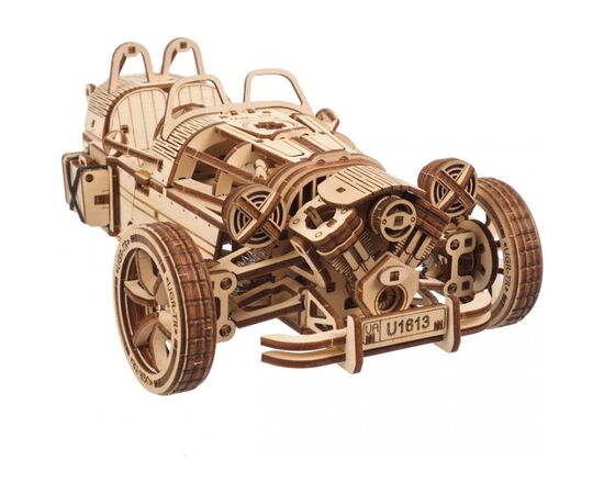 Конструктор Ugears механический 3D Трицикл UGR-S (70216), изображение 9 Конструктор Ugears механический 3D Трицикл UGR-S (70216), изображение 9