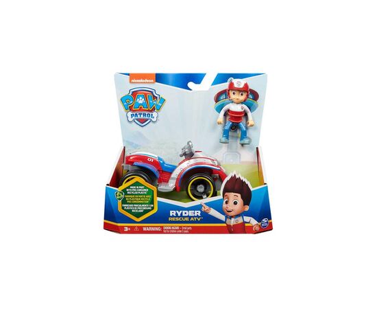 Игровой набор Paw Patrol Спасательный автомобиль с водителем Райдер (SM16775/8807), изображение 9 Игровой набор Paw Patrol Спасательный автомобиль с водителем Райдер (SM16775/8807), изображение 9