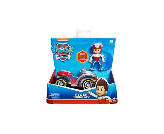 Игровой набор Paw Patrol Спасательный автомобиль с водителем Райдер (SM16775/8807)