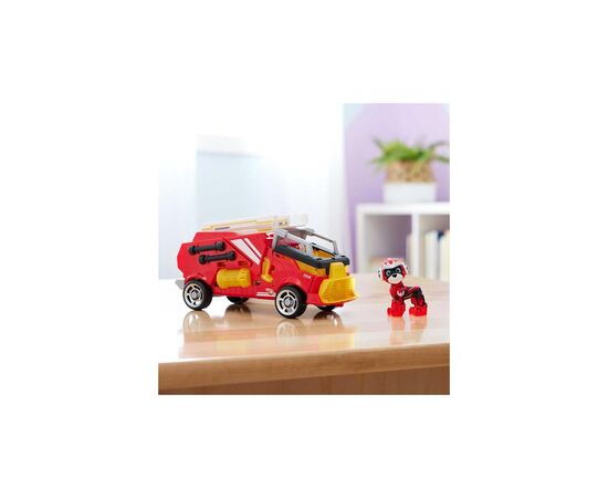 Ігровий набір Paw Patrol Щенячий патруль у кіно 2 Рятувальний автомобіль-трансформер із водієм Маршалом (SM17776/6481), зображення 7 Ігровий набір Paw Patrol Щенячий патруль у кіно 2 Рятувальний автомобіль-трансформер із водієм Маршалом (SM17776/6481), зображення 7