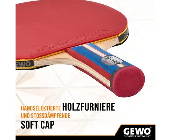 Ракетка для настільного тенісу Gewo Standard Pro FL (600300001) (931331), зображення 2 Ракетка для настільного тенісу Gewo Standard Pro FL (600300001) (931331), зображення 2