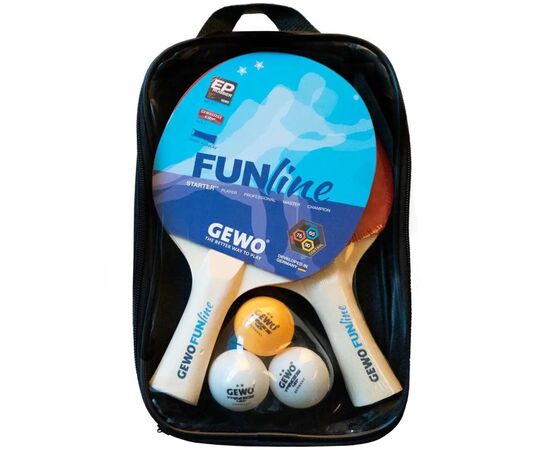 Комплект для настольного тенниса Gewo Double-Fun + сітка Flexx (103360000) (931293), изображение 5 Комплект для настольного тенниса Gewo Double-Fun + сітка Flexx (103360000) (931293), изображение 5