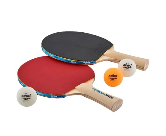 Комплект для настільного тенісу Gewo Free Time 2 Bats 3 Balls + сітка (96970000) (931305), зображення 2 Комплект для настільного тенісу Gewo Free Time 2 Bats 3 Balls + сітка (96970000) (931305), зображення 2