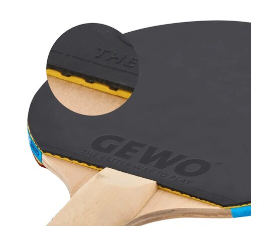 Комплект для настільного тенісу Gewo Free Time 2 Bats 3 Balls + сітка (96970000) (931305), зображення 3 Комплект для настільного тенісу Gewo Free Time 2 Bats 3 Balls + сітка (96970000) (931305), зображення 3