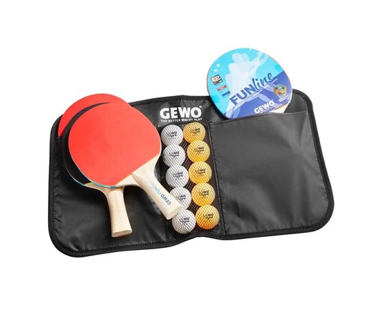 Комплект для настольного тенниса Gewo Fun Time 4 Bats 10 Balls (96980000) (931302), изображение 2 Комплект для настольного тенниса Gewo Fun Time 4 Bats 10 Balls (96980000) (931302), изображение 2