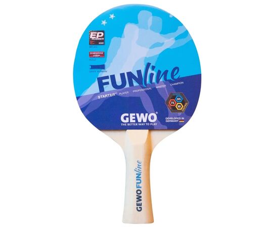 Комплект для настольного тенниса Gewo Fun Time 4 Bats 10 Balls (96980000) (931302), изображение 4 Комплект для настольного тенниса Gewo Fun Time 4 Bats 10 Balls (96980000) (931302), изображение 4