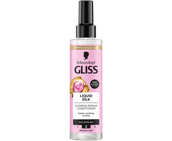 Кондиционер для волос Gliss экспресс Liquid Silk 200 мл (9000100256087)