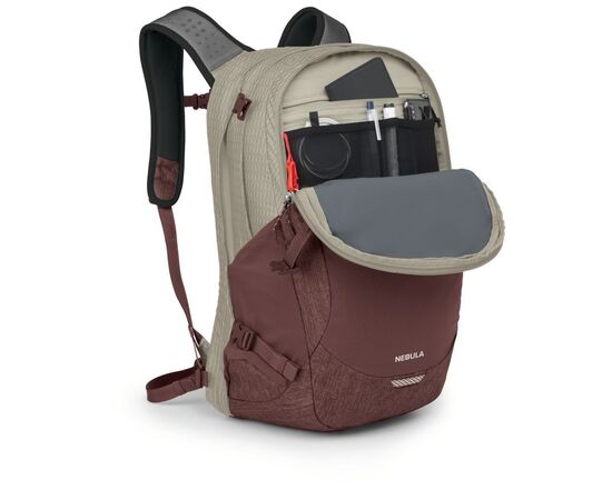 Рюкзак туристический Osprey Nebula 32 sawdust tan/raisin red O/S (009.3644), изображение 4 Рюкзак туристический Osprey Nebula 32 sawdust tan/raisin red O/S (009.3644), изображение 4