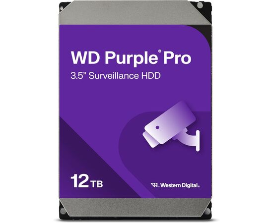Жесткий диск 3.5" 12TB WD (WD122PURP), изображение 2 Жесткий диск 3.5" 12TB WD (WD122PURP), изображение 2
