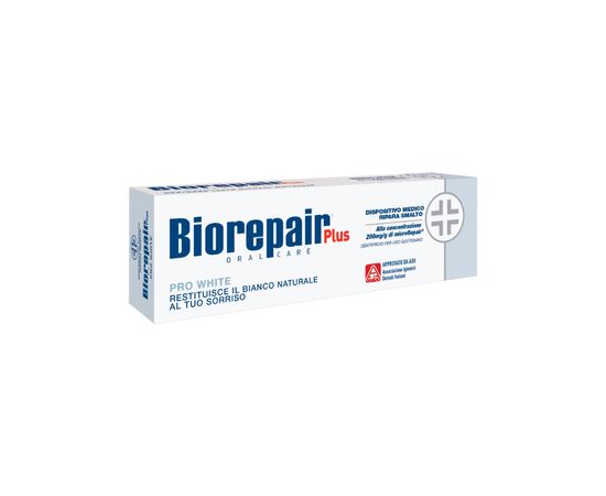Зубна паста Biorepair Plus Pro White Професійне відновлення та відбілювання 75 мл (8017331055380)